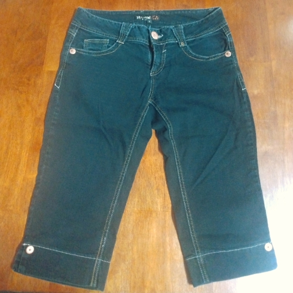 REWIND Knee Length denim pants